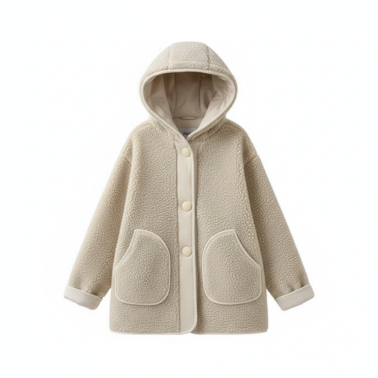 Ladies Winter Thickened Lamb Fur Jacket Hooded Coat Korean Style Loose Casual Upperwear Female Outerwear New Hot Sale Of The Sea