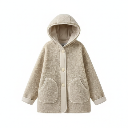 Ladies Winter Thickened Lamb Fur Jacket Hooded Coat Korean Style Loose Casual Upperwear Female Outerwear New Hot Sale Of The Sea